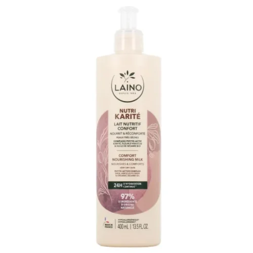 LAINO - LAIT NUTRITIF CONFORT - Peaux Très Sèches, 400 ml