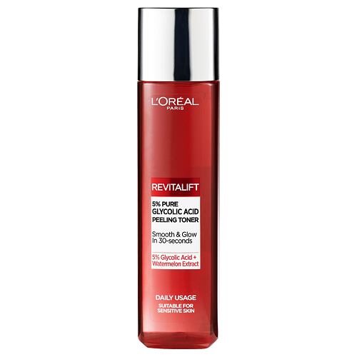 LOREAL - Revitalift Peeling Toner à l'Acide Glycolique 5%, 180ml