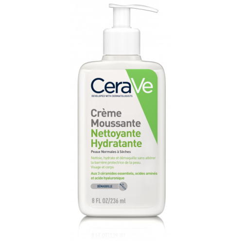 CERAVE - Crème Moussante Nettoyante Hydratante, 236 ml