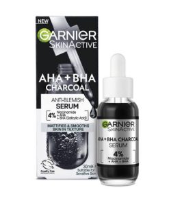 GARNIER - Sérum anti-imperfections au charbon AHA+BHA, 30 ml