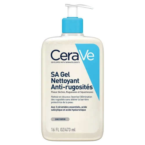 CERAVE - SA Gel Nettoyant Anti-rugosités, 473 ml