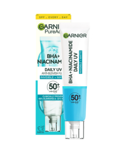 GARNIER - Fluide Matifiant anti-imperfection SPF 50+, 40ml