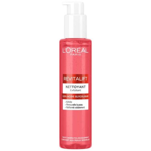 LOREAL - Nettoyant Exfoliant à l'Acide Glycolique, 150ml