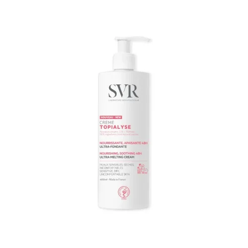 SVR - TOPIALYSE - Crème Nourrissante Apaisante 48H Visage et Corps Peaux Sèches, 400ml