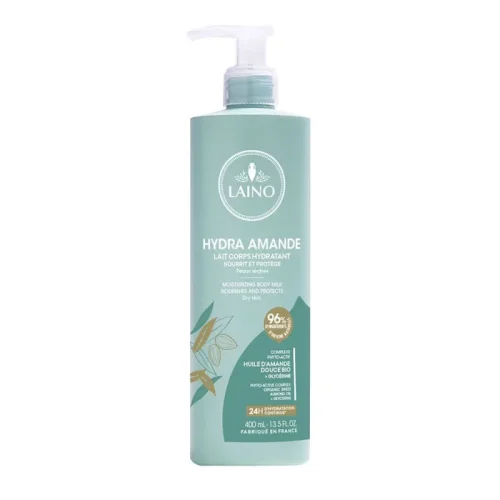 LAINO - Laino Lait Corps Hydratant Amande Peaux Sèches, 400ml