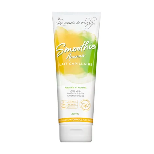 LES SECRETS DE LOLY - Smoothie Ananas Lait sans rinçage Très nourrissant, 250ml