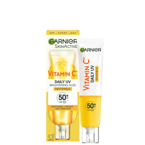 GARNIER - Fluide Illuminateur Invisible Vitamine C SPF50+, 40ml