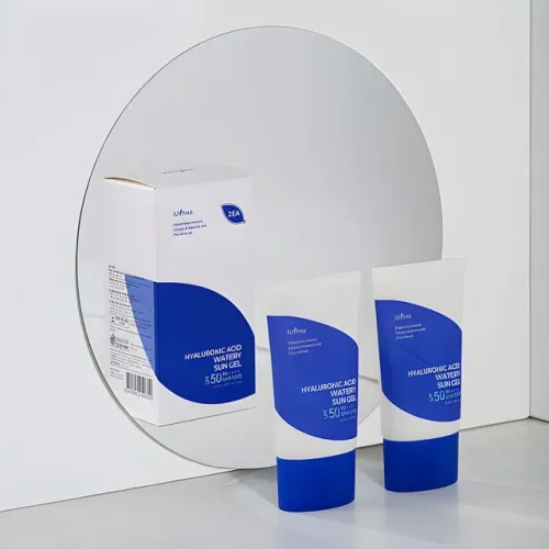 ISNTREE - DUO Fluide Solaire Texture Gel à l'acide hyaluronique SPF50+(2x50ml)